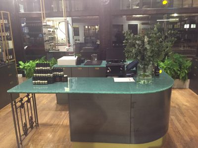 sustainable glass countertop green - ecoglass - Liberty Mayfair