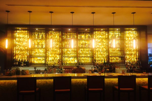 Recycled Glass Countertop, Bar Top and Side Panels Glass Countertop and Bar Top made to measure of ecoglass and backlit