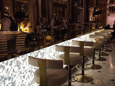 Glass Bar Top made of recycled ecoglass