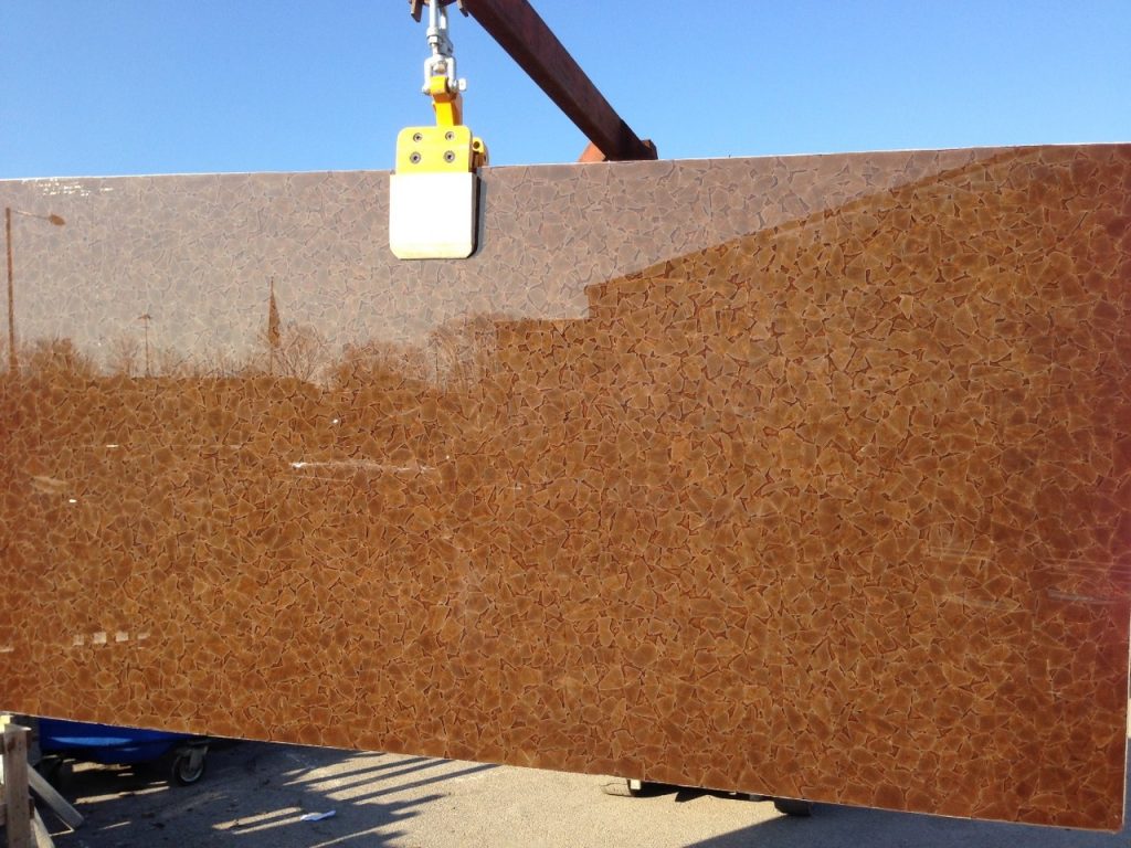Brown Recycled Glass Slab