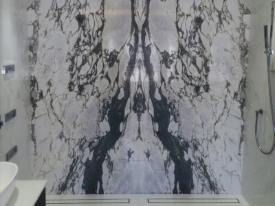 Book Matched Arabescato Panels Book Matched Arabescato Panels
