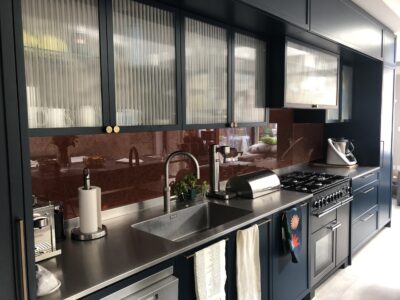 Recycled Glass Splash-back