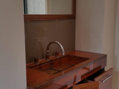 Recycled Glass Vanity