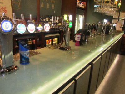 Recycled Glass Bar Top
