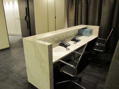 Bespoke Calacatta Oro Marble Desk Bespoke Calacatta Oro Marble Desk