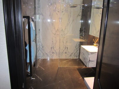 Pietra Grey Floor tiles Pietra Grey Floor tiles, grey marble with mild white veins