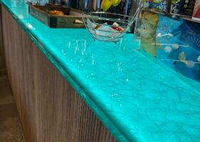 Recycled_Glass_Worktop_Lit Sustainable Recycled Glass Worktop Lit Up