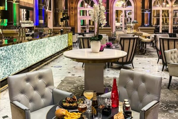 Stoneville Recycled Eco Glass Champagne Bar Paris Hilton Opera Stoneville Recycled Eco Glass Bar Opera Hotel