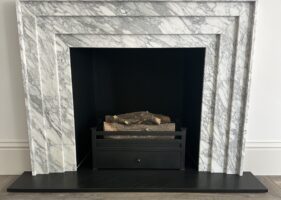 Arabescato Fireplace Surround