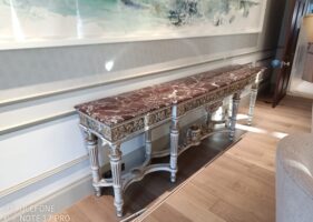 Rosso Levanto or Rosso Lepanto credenza top