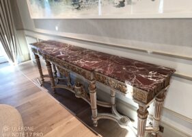 Rosso Levanto or Rosso Lepanto credenza top