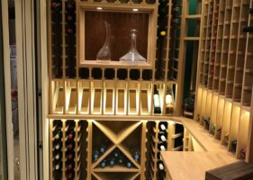 Recycled Glass Wine Bar