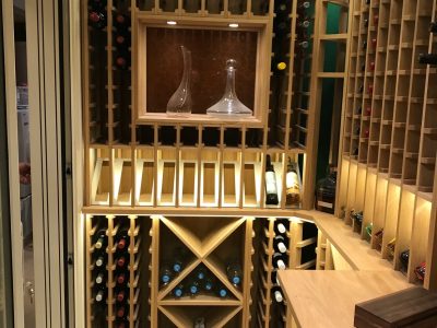 Recycled Glass Wine Bar