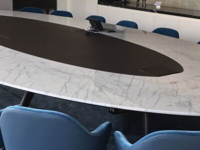 Statuario Marble Conference Table Top