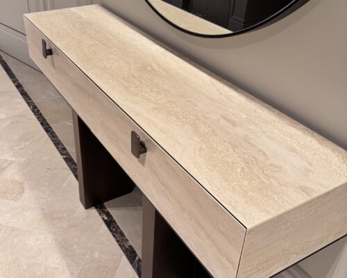 Travertine_Console Travertine Console