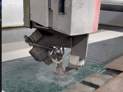 Waterjet Cutting of Glass