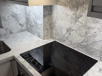 Bianco Eclipse Worktop and Splashbacks