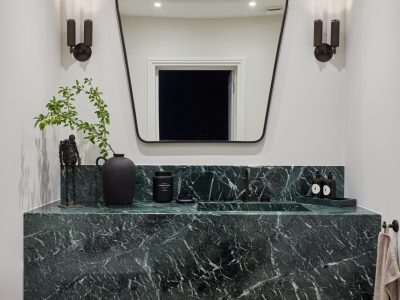 Verde Alpi Marble Vanity Richmond