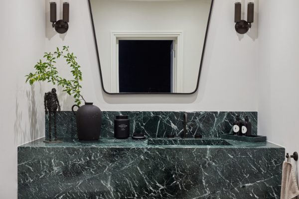 Verde Alpi Marble Vanity